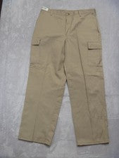 ¡NUEVO! Pantalones cargo industriales Red Kap para hombre 36 x 31 caqui 6 bolsillos