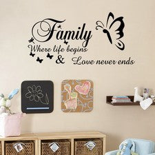 Calcomanía inspiradora para decoración de pared del hogar sala de estar dormitorio