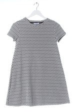 Vestido casual mujer Zara Trafaluc línea A negro blanco talla 34