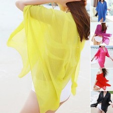 Frauen Sommer Sexy Beachwear Bikini Strandkleid Bademode Badeanzug Cover Up