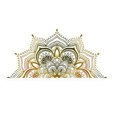 Juego de calcomanías de pared Lotus Mandala para dormitorio para sala de estar decoración del hogar PVC