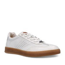 Zapatillas deportivas informales Salamander de cuero blanco de moda para hombre E31AWI0210002000