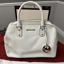 Bolso de mano para mujer Michael Kors (blanco)