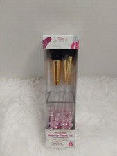 Juego de brochas de maquillaje Blitzen Beauty The Essentials, pincel en polvo, rubor y sombra de ojos