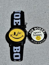 Reloj Vintage Joe Boxer 1995 "Guiño" Happy Face "SPORT HAPPY" RARO BATERÍA NUEVA