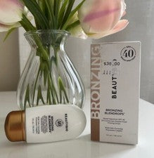 BEAUTYBIO Bronzing Blendrops FPS 40 gotas de cebado 1 fl. oz. NUEVO