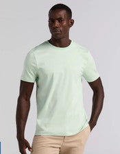 Camiseta Perry Ellis Para Hombre Cool Interlock Cuello Redondo Manga Corta VERDE LIMA - MEDIANA