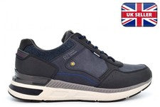 Entrenadores para Hombres Entrenadores de Espuma con Memoria para Hombres Zapatos Informales Ocio Informales Azul Marino