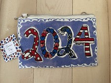 Nuevo con etiquetas Bolso sin asas Brighton Vote 2024 Día de las Elecciones Bolso de Maquillaje Bolsa Bandera