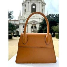 Bolso Bandolera Ivan Troy Lea Marrón Para Mujer Cuero Italiano Exterior