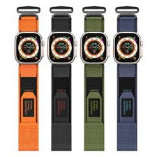 Correa de hebilla moderna correa tejida fina iWatch Ultra2 correa para Apple Watch serie 9