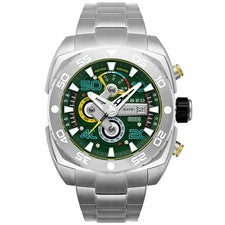 Reloj Hombre Nubeo Ingenuity Cronógrafo Verde - Totalmente Nuevo