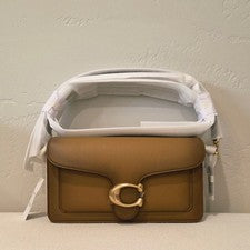 Bolso de hombro Coach Tabby 26 - cuero liso/latón/marrón miel