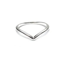 Delicado anillo minimalista de plata esterlina hecho a mano genuino sólido con sello 925
