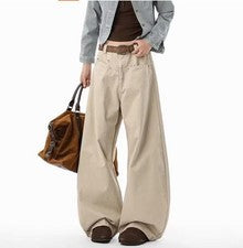 Pantalones informales de pierna recta de mezcla de algodón para hombre Punk Hip Hop pantalones cargo moda