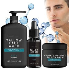 Crema antiarrugas facial para hombre lavado de moda forja defensa antiarrugas bálsamo de sebo