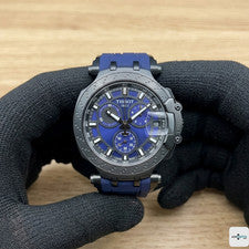 Tissot T-Race Chronograph T115.417.37.041.00 Quartz Blue Dial Men's Watch 43mm