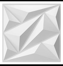 Paquete de 30 paneles de pared 3D diamante para decoración de paredes interiores, pared texturizada de PVC