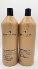 Champú y acondicionador Pureology Nanoworks Gold 1L/33,8 fl. oz. LOTE DE 2