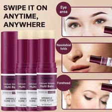 Barra hidratante coreana 4 piezas volumen calcio multi bálsamo núcleo arrugas belleza