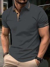 Polo hombre POLO Shirt camiseta manga corta camisa moda polo moda hombre Top