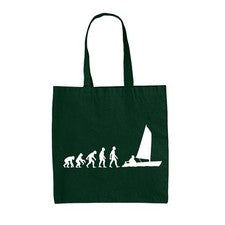 Evolution Of Man Navegación - Lienzo Bolsa - Sail Barcos Marinero Náutico Love