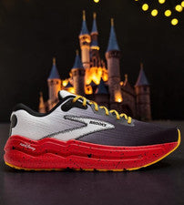 Zapatos para correr Brooks Ghost Max 2 Mickey Mouse x Disney negros rojos para hombre (NUEVOS)