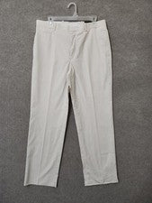 Pantalones ajustados INC International Concepts Milan para hombre 32(34)x30 beige claro NUEVO