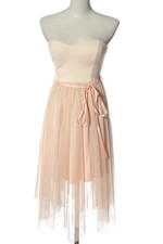 Vestido de verano sin hombros sin marca rosa talla 36 elegante mujer