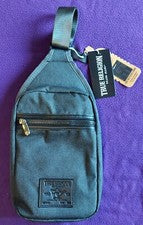 Bolso Bandolera True Religion Jeans Gris Oscuro Estilo TR104144 NUEVO CON ETIQUETAS