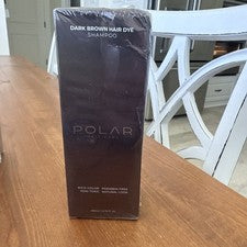 Champú tinte para cabello marrón oscuro Polar Hair Care 6,76 fl oz nuevo