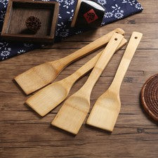 EE. UU. Utensilios de bambú Espátula Cuchara Pala Cocina Herramientas de cocina saludables 2/4/6 piezas