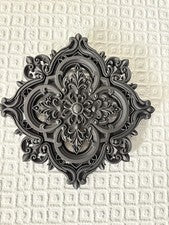 Medallón Eclipsa Placa de Pared Gótica Sagrado Barroco Sello Adorno Decoración Oculta.