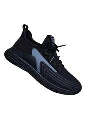 Zapatos de salón de gimnasio negros y azules. Suave y ligero. Transpirable talla 6,5
