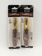 Brillo de labios Milani Glitzy Glamour brillo metálico #09 ENCANTADOR. Lote de 2