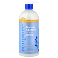 Acondicionador voluminizador, biotina y colágeno, 24 fl oz (710 ml)