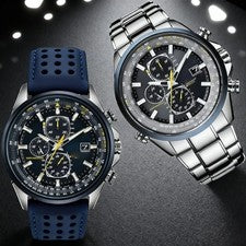 Reloj Blue Angels para Hombre, Reloj Piloto Aviación Militar, Soporte Acero Inoxidable