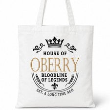 Bolso de Mano OBERRY Casa del Apellido Algodón Idea de Regalo