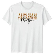 Camiseta Otoño Mágica Mujer Boho Floral Otoño Otoño Temporada Regalo de Cumpleaños para Ella