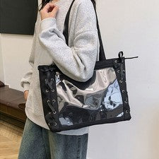 Lindo Bolso Ita Japonés Niñas Estilo Preppy Bolso de Mano Bolso de Estudiante Bolso de Hombro