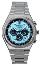 Citizen Zenshin Solar Azul hielo Esfera CA4610-85M 100M de los hombres Reloj