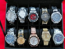 10 NUEVOS Relojes Para Hombre CLOSEO LIQUIDACIÓN EXCESO OFERTA Relojes Para Hombre Lote EE. UU. 250º