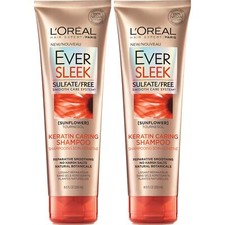 Champú para el cuidado del cabello L'Oreal Paris EverSleek, con aceite de girasol, 2