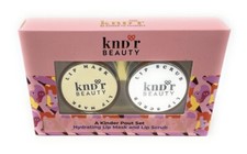 Kinder Beauty Mascarilla Labial y Exfoliante Labial Puchero Set Hidratante Exfoliante