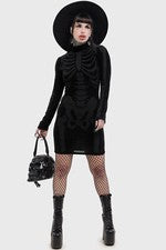 KILLSTAR Midi Kleid - Skellicore