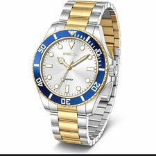 Invicta Reloj Hombre Pro Diver Cuarzo Pulsera Acero Inoxidable, Dos Tonos
