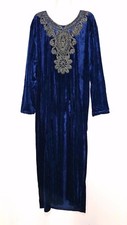 Abaya Maxikleid arabisches Kleid Takschita Jellabiya Jellaba Djelaba L - XXXL