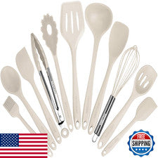 Juego de utensilios de cocina Bestzmwk - 11 utensilios de cocina - cocina de silicona colorida