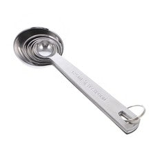 5 Piezas Cuchara Medidora Multiusos Acero Inoxidable de Grado Alimenticio para Cocina