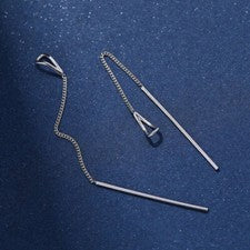 Pendientes mujer gota plata de ley 925